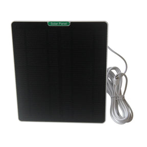 5W camera solar panel - white panel with Micro-USB lead