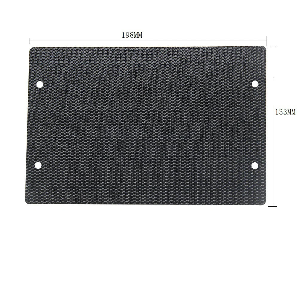 5W solar panel — 198 × 133mm panel dimensions