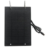 5W solar panel — ETFE panel hanging from carabiners