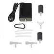 5W solar air pump kit — air pump tubing and two air stones