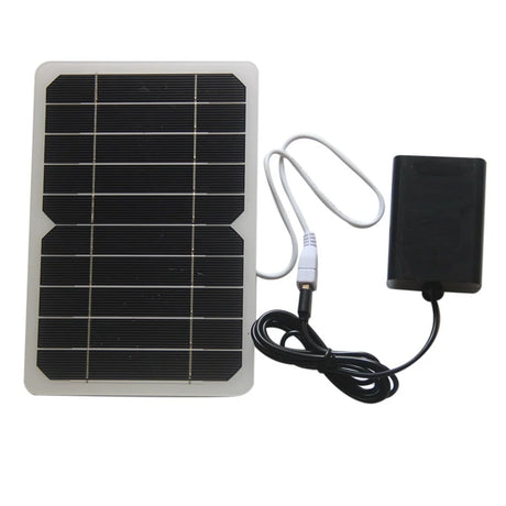 5W solar air pump kit — solar panel and air pump
