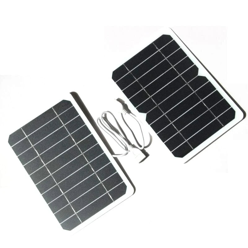5W 5W USB solar panel — alternate panel cell layouts