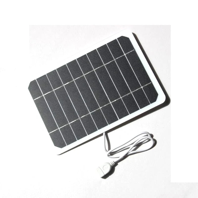 5W 5W USB solar panel — USB panel at angle