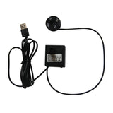 5W solar fountain pump — pump rear label and light ring