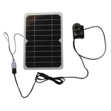 5W solar fountain pump — solar fountain panel and lighted pump