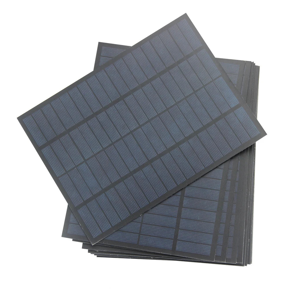 5W mini solar panel — stacked panels