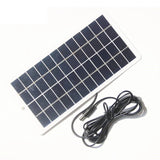 5W 5W solar panel — panel cell face and long lead