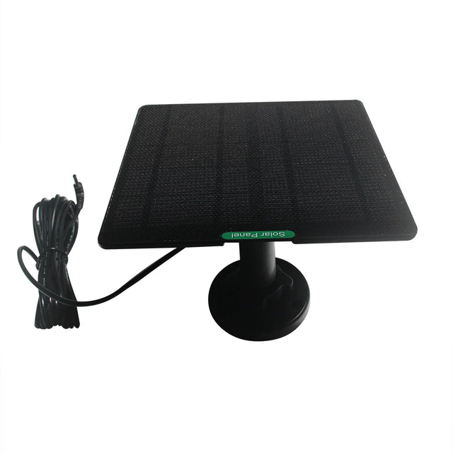 Black 5W camera panel with DC lead