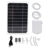 5W 5W solar air pump kit — aerator kit with panel tubing and air stones