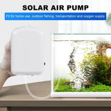 5W 5W solar air pump kit — air pump beside aquarium