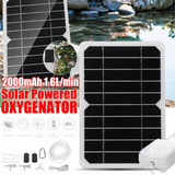 5W 5W solar air pump kit — corrected battery capacity and confirmed airflow graphic