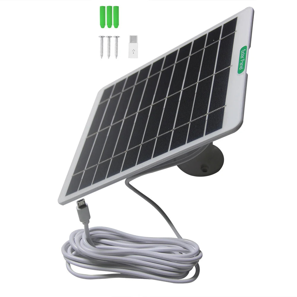 White USB-C camera panel at an angle