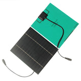 6W solar panel — front and rear module views