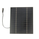 6W solar panel — solar panel and DC5521 socket