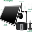 6W 6W camera solar panel — black camera panel kit and connector adapter