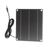 6W solar fan kit — panel face and DC lead