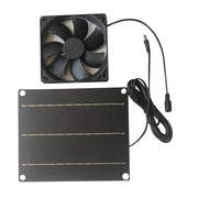 6W solar fan kit — panel front and fan