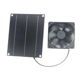 6W solar fan kit — solar fan kit connected