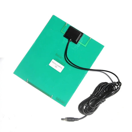 6W solar panel — panel rear and attached cable