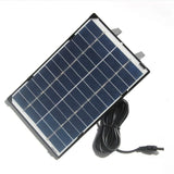 6W framed solar panel — framed panel and DC lead
