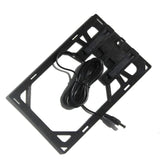 6W framed solar panel — rear frame and wiring
