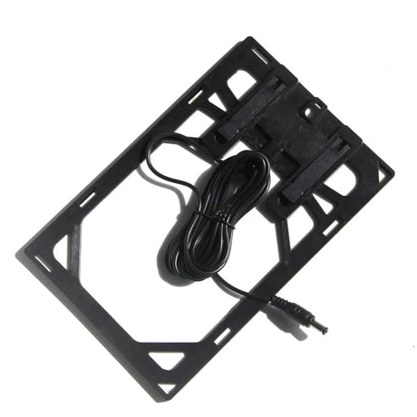 6W framed solar panel — rear frame and wiring