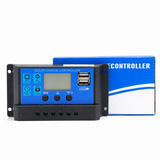 6W solar panel — controller front view
