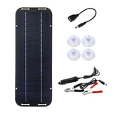 6W solar panel — panel and cable accessories