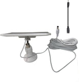 6W maximum 6W camera solar panel — white panel with DC adapter