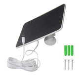 6W maximum 6W camera solar panel — white USB-C panel angled