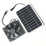 6W solar fan kit — solar panel and exhaust fan