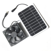 6W solar fan kit — solar panel and exhaust fan