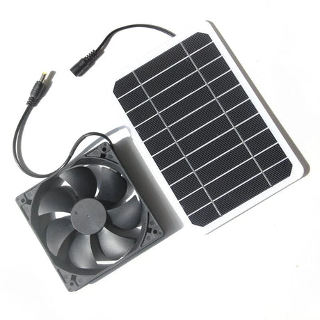 6W solar fan kit — solar panel and exhaust fan