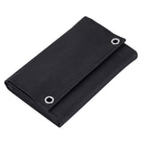 7W foldable solar charger — folded case at angle
