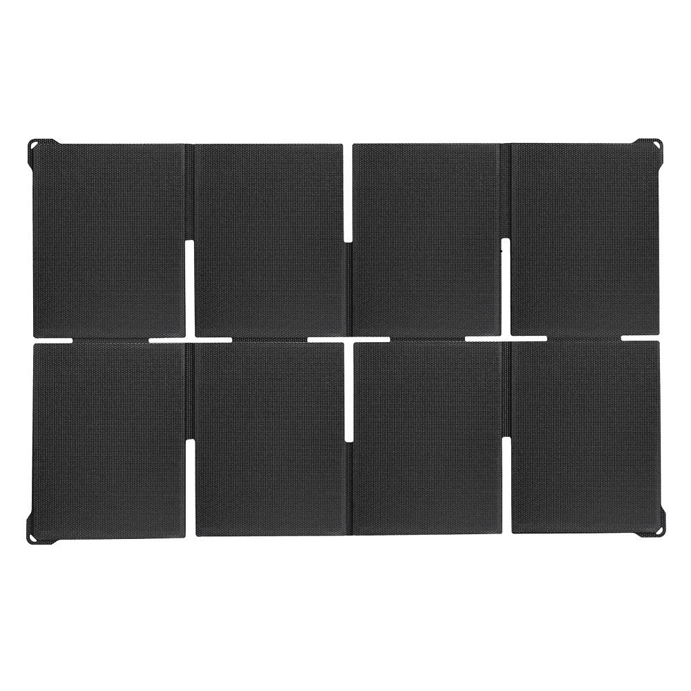 80W eight-section folding solar panel open