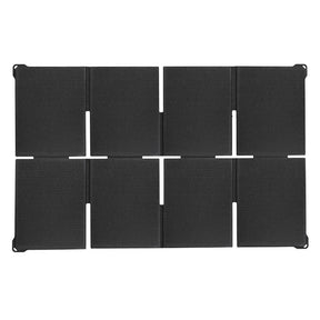 80W eight-section folding solar panel open