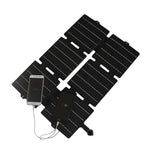 8W / 12W / 15W / 21W / 30W / 36W ETFE foldable solar charger — 30W six-section panel charging demonstration