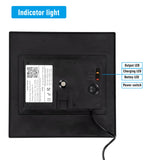 8W solar panel indicator light and power switch guide