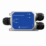 Debranded front panel of the outdoor 90W PoE injector
