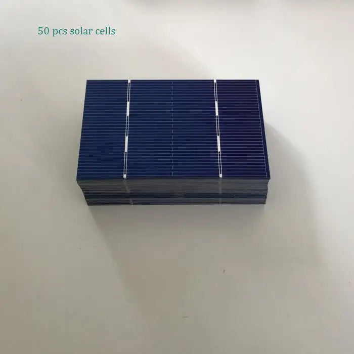 78mm x 52mm Polycrystalline Solar Cells - 50-Pack Options