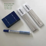78mm x 52mm Polycrystalline Solar Cells - 50-Pack Options