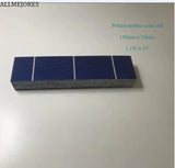 Confezione da 25 celle fotovoltaiche policristalline 156mm x 39mm