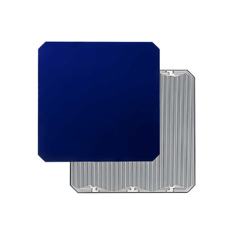 SunPower 5-Inch Solar Cell 24% Efficiency – 3.7W 125mm IBC Mono Cells for DIY Panels (Full, 1/2, 1/3, 1/6 Cut Options)