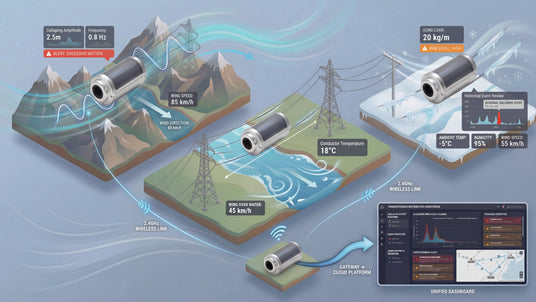 LINKSOLAR Transmission Line Galloping Monitoring Device