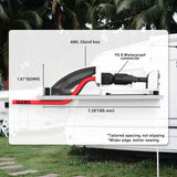 ABS Solar Cable Entry Gland for RV Roofs - Black or White