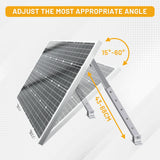 Support inclinable réglable pour panneau solaire sur toit de camping-car