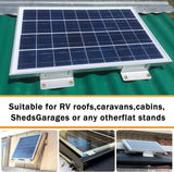 RV Solar Panel Z Bracket Kit - 4/8/16 Piece Sets