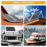 Support inclinable réglable pour panneau solaire sur toit de camping-car