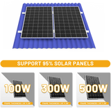 30cm Aluminum Solar Panel Mounting Rail Kit with End Clamps