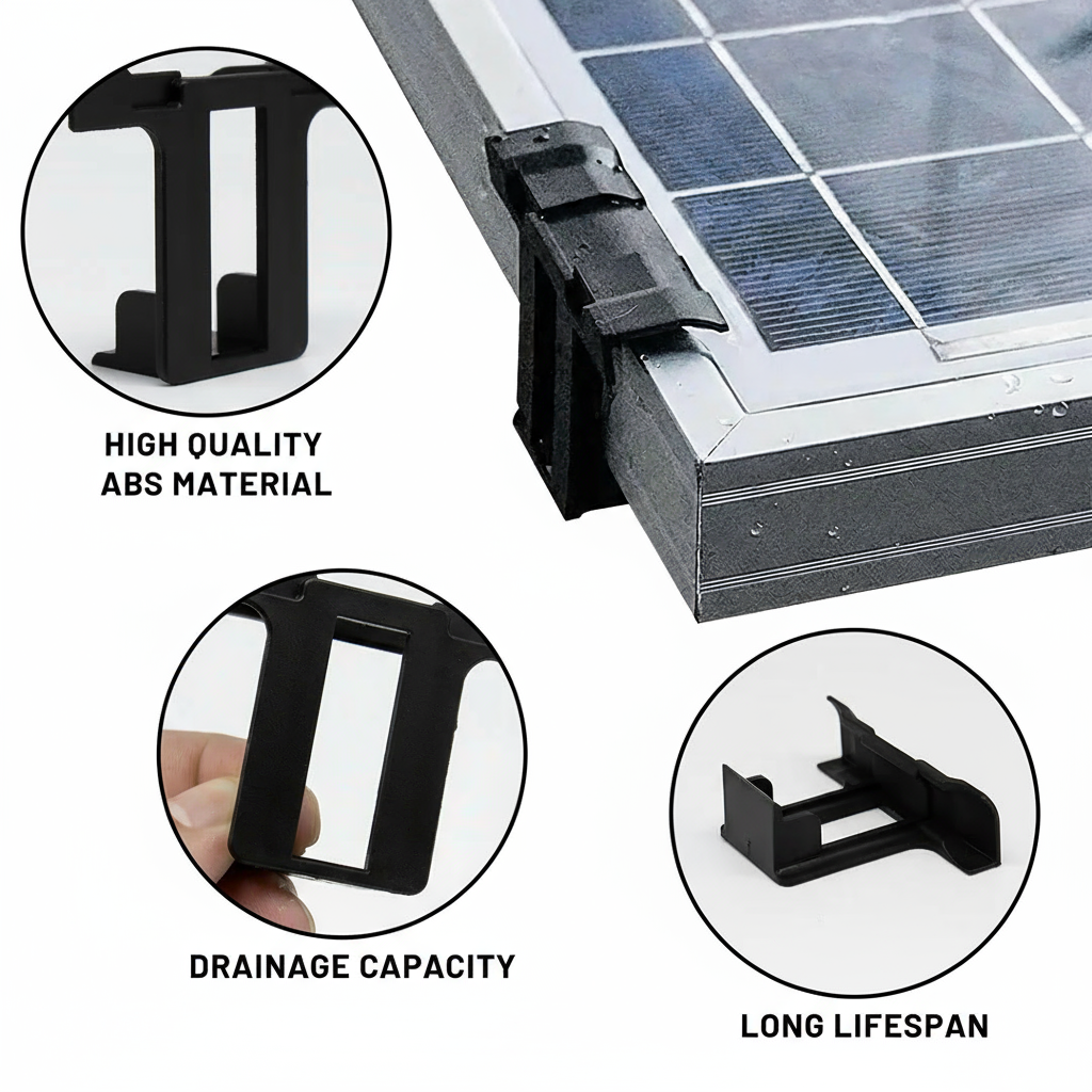 10Pcs Solar Water Drain Clip for Solar Panel